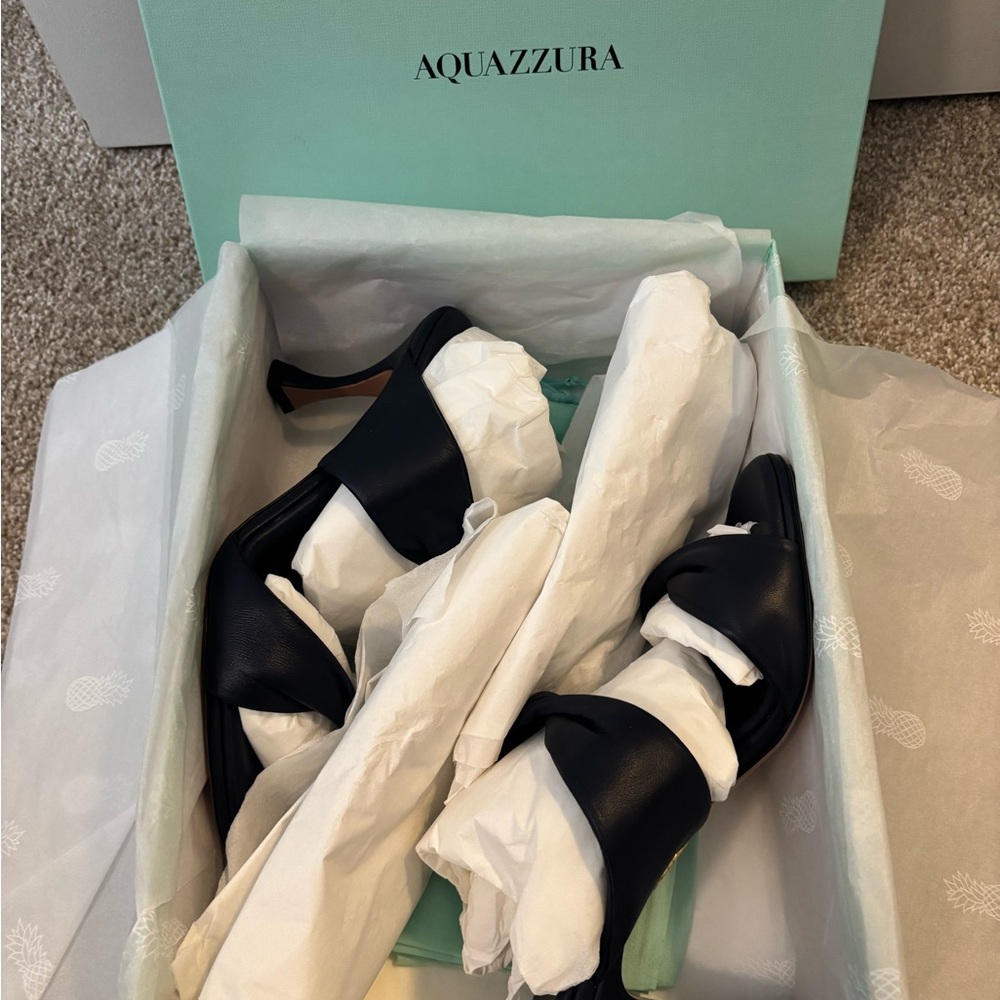 Aquazzura NavyWomen's Twist Sandals - Picture 4 of 5